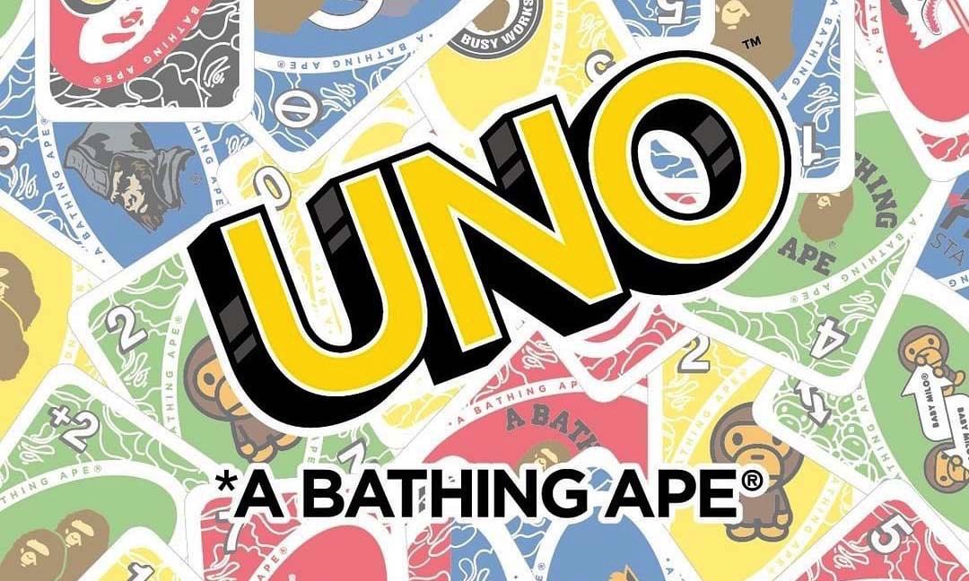 庆祝 UNO 诞生 50 周年，A BATHING APE® 与 UNO 联名系列公开
