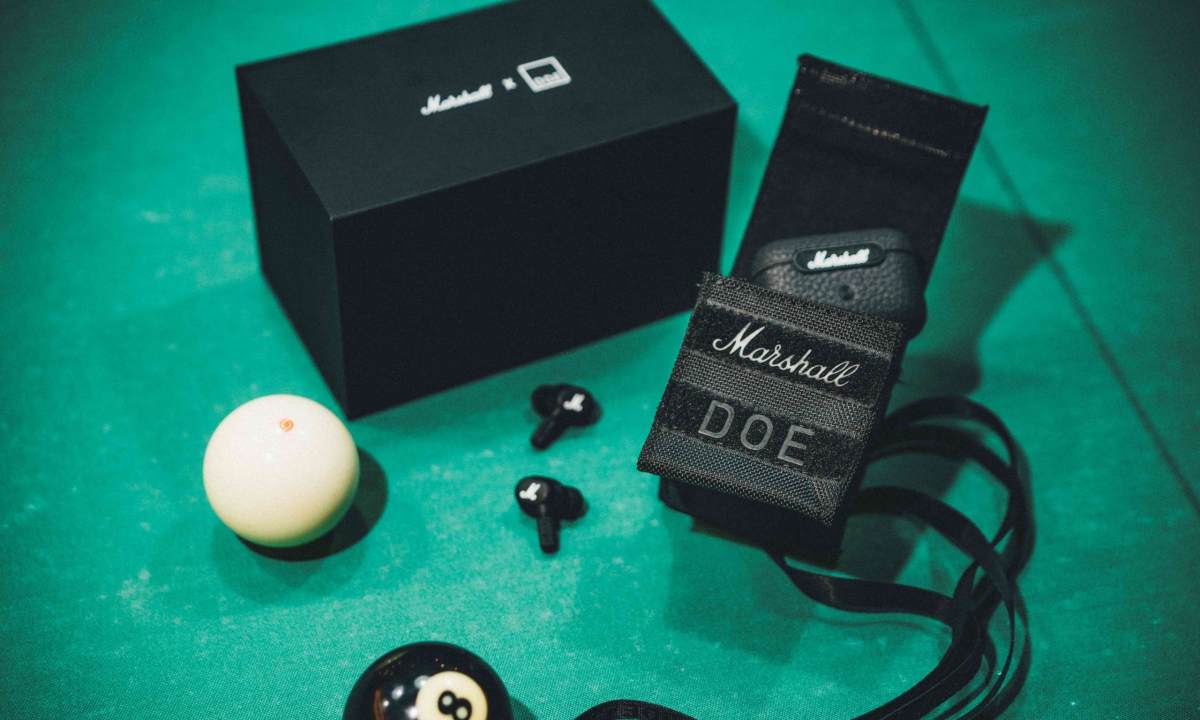 Marshall 新品真无线耳机 Motif A.N.C. 现身 DOE 联名惊喜派对