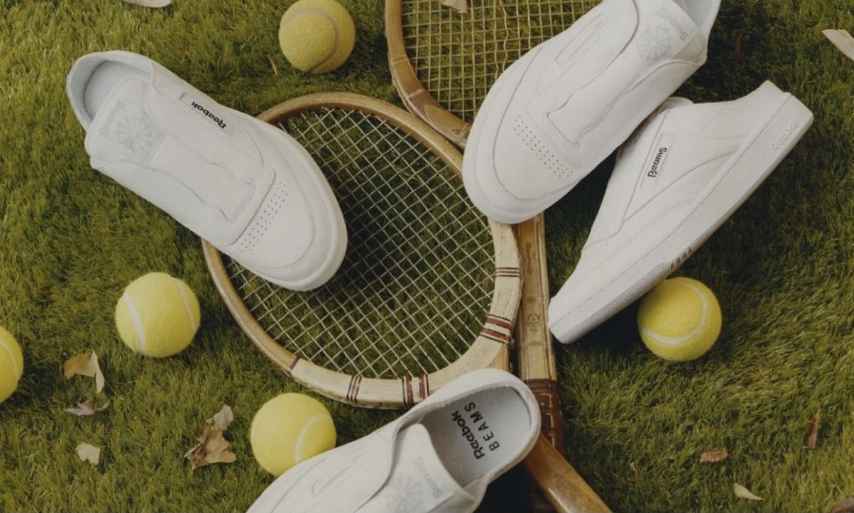 BEAMS x Reebok Club C Laceless Mule 联名鞋款发布