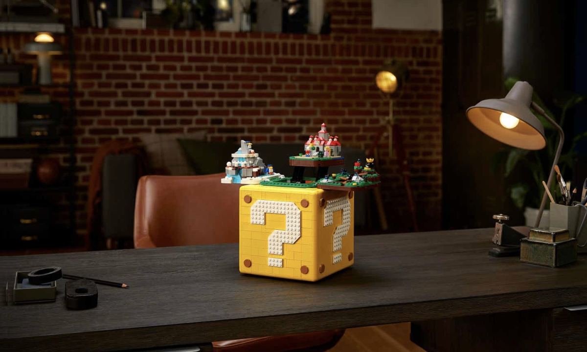 LEGO 联动任天堂推 Super Mario 64 主题套装