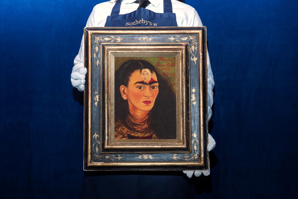 Frida Kahlo 自画像拍卖价格有望打破女艺术家作品拍卖记录