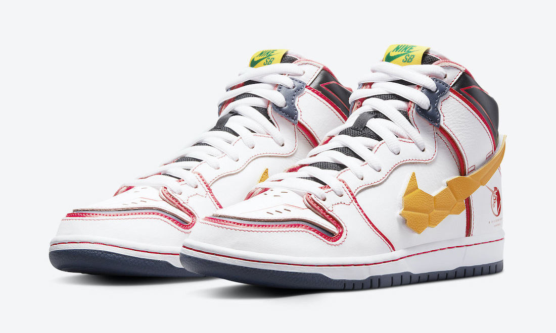 细节满满，Gundam x Nike SB Dunk High 官方图释出