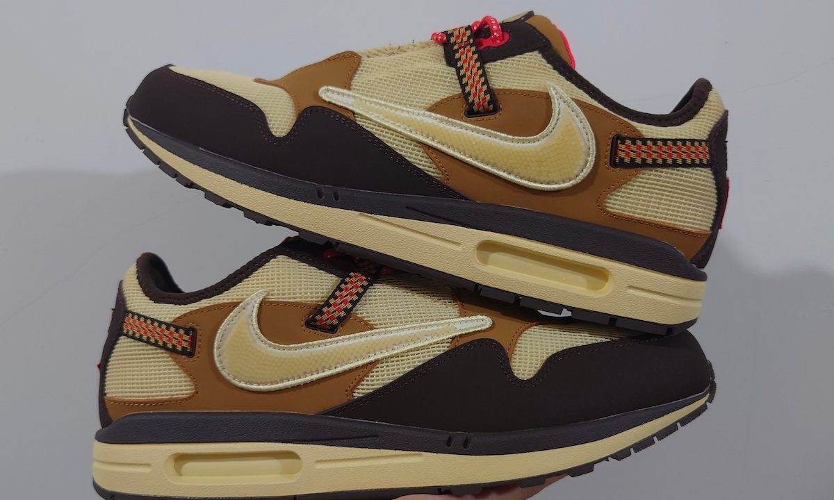 Travis Scott x Nike Air Max 1「Baroque Brown」全新细节照曝光
