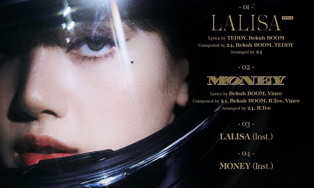 Lisa Solo 专辑「LALISA」最新预告，两首具体曲目名单释出