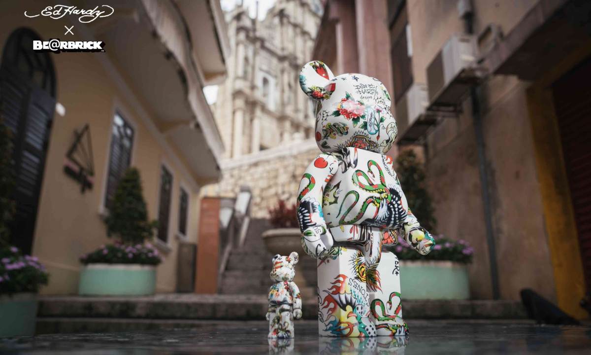 「纹身」达人，Ed Hardy 联名 BE@RBRICK 亮相澳门