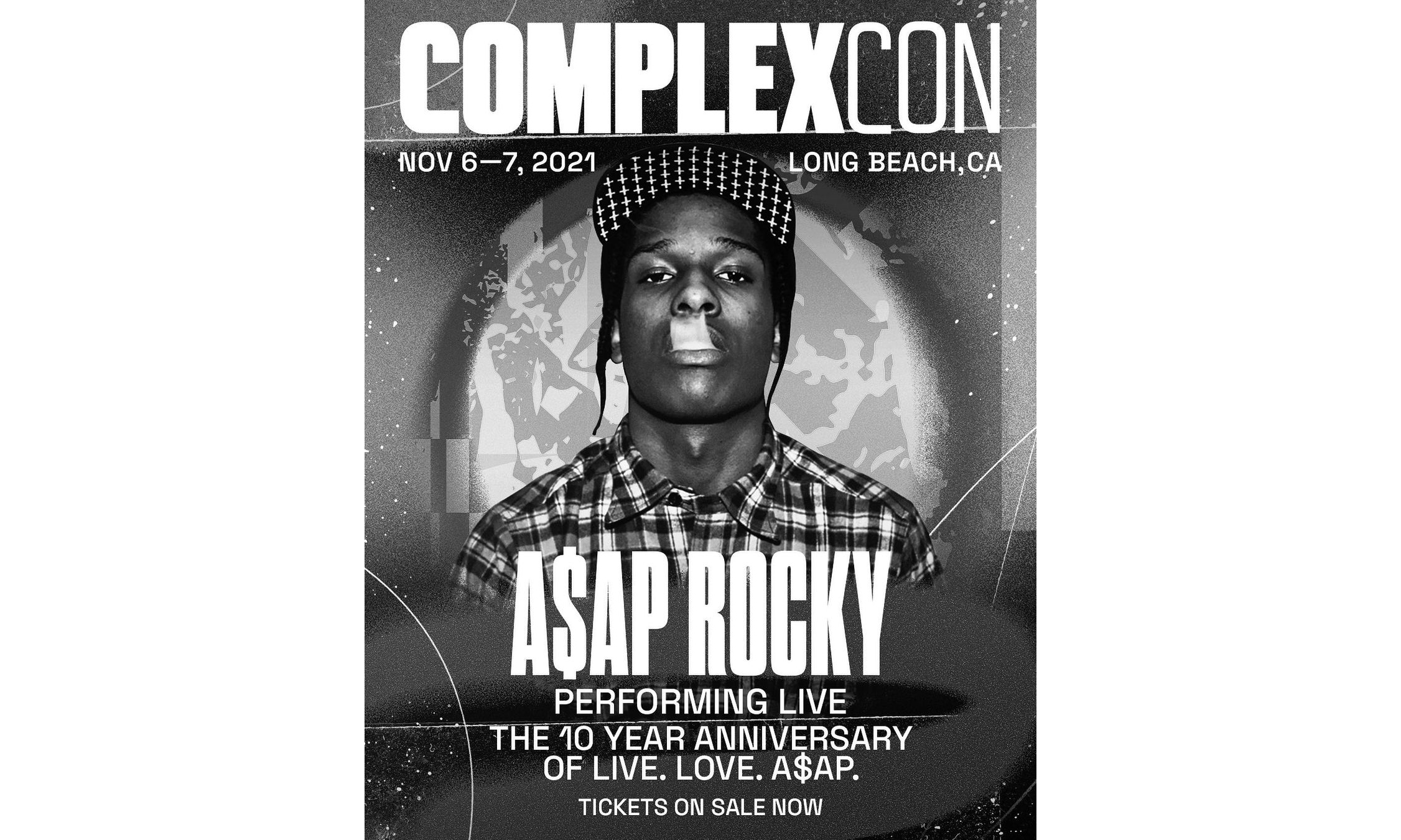 ComplexCon 2021 阵容公布，A$AP Rocky 强力助阵