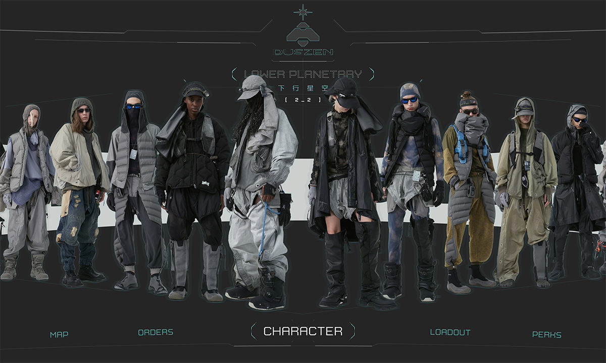 HAMCUS 发布上百个秋冬造型，同时开启全新「 下行星空」故事世界