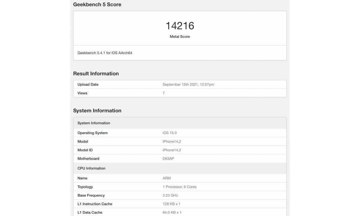 比上一代高 55%，iPhone 13 Pro 性能跑分曝光