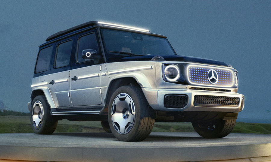 Mercedes-Benz 电动版 G-Class 概念车型 EQG 亮相