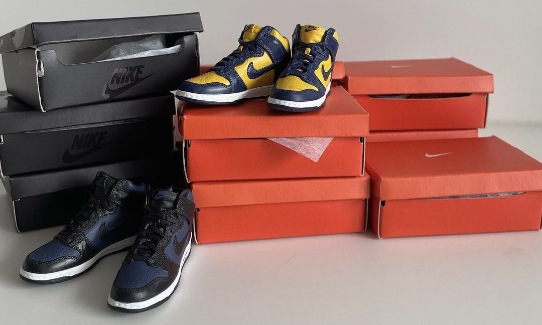 GASHAPON 推出 Nike Dunk High Mini 系列玩具