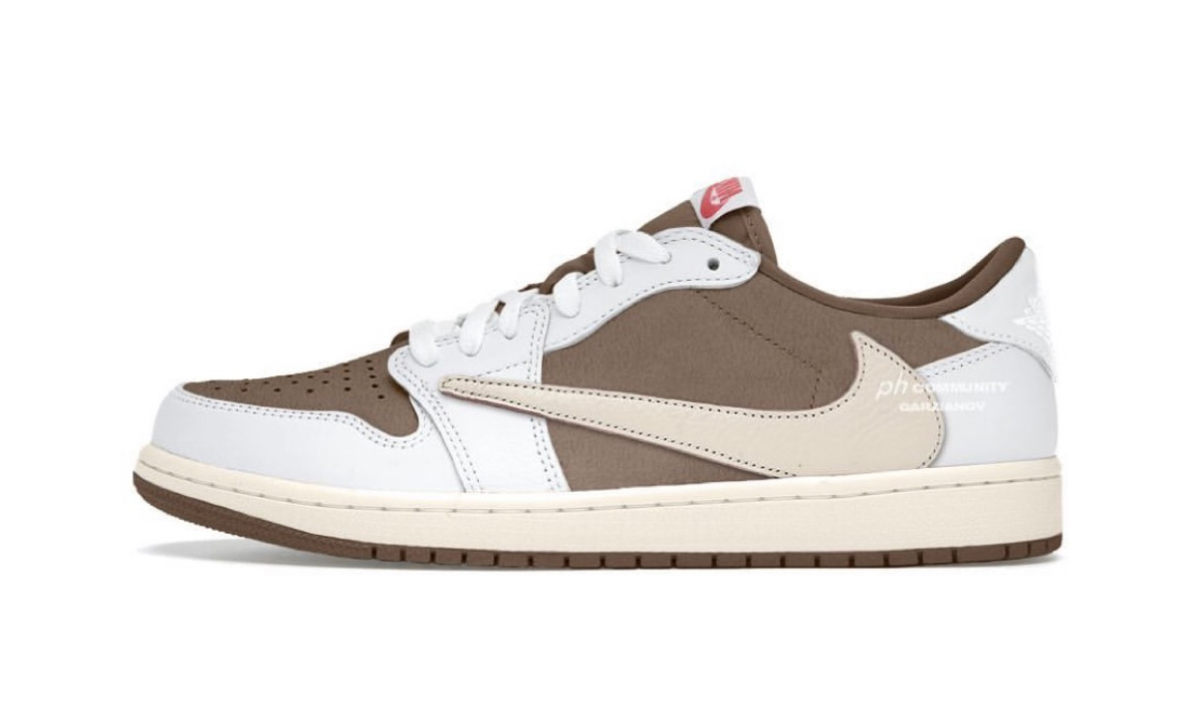 抢先预览 Travis Scott x Nike Air Jordan 1 Low OG 「Reverse Mocha」