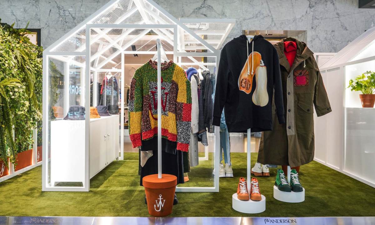 JW ANDERSON 「Green House」主题店于上海芮欧百货限时开幕