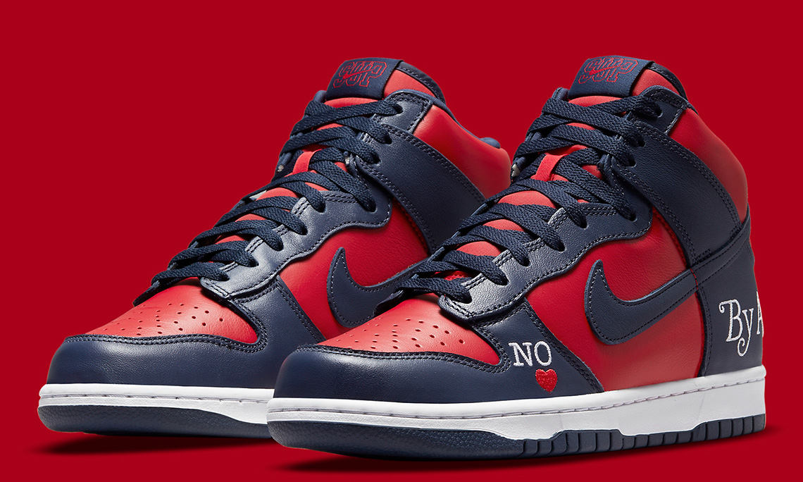 Supreme x Nike SB Dunk High「By Any Means」官方细节图亮相