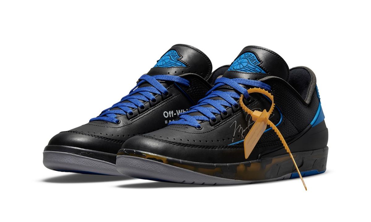 Off-White™ x Air Jordan II Low 黑蓝配色官图释出