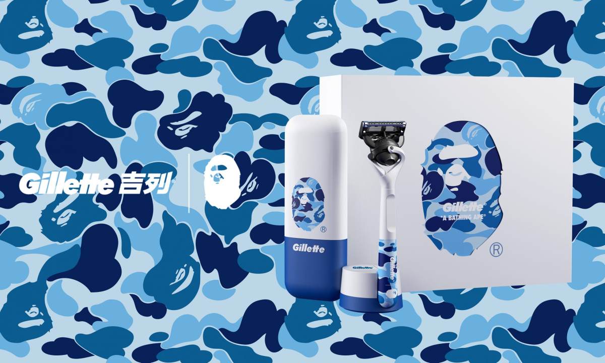 Gillette x A BATHING APE® 剃须礼盒潮酷上市