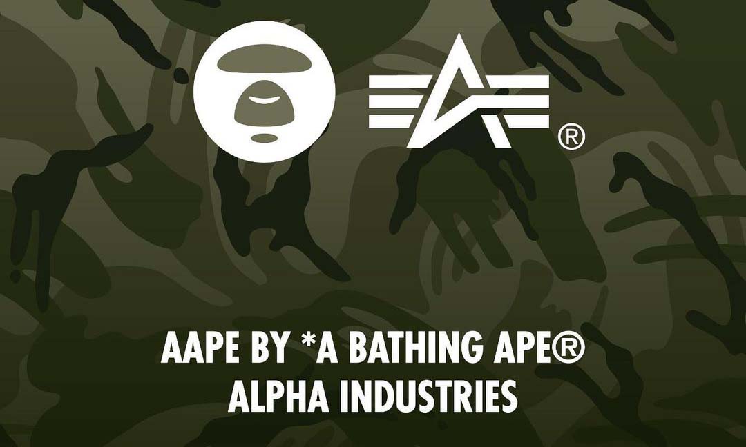 街头军事风袭来，AAPE x  Alpha Industries 携手推出联名系列