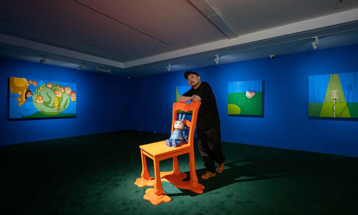 艺术家张权《有蓝幕布的剧场》个展开幕