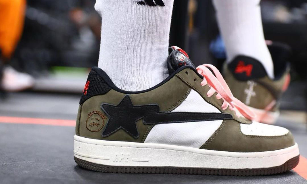 Damian Lillard 上脚客制 Cactus Jack「联名版」BAPE STA™