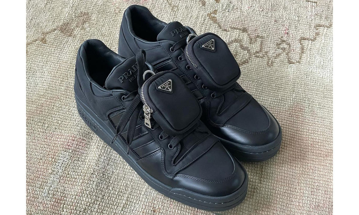 抢先预览 PRADA x adidas Forum Low「Triple Black」