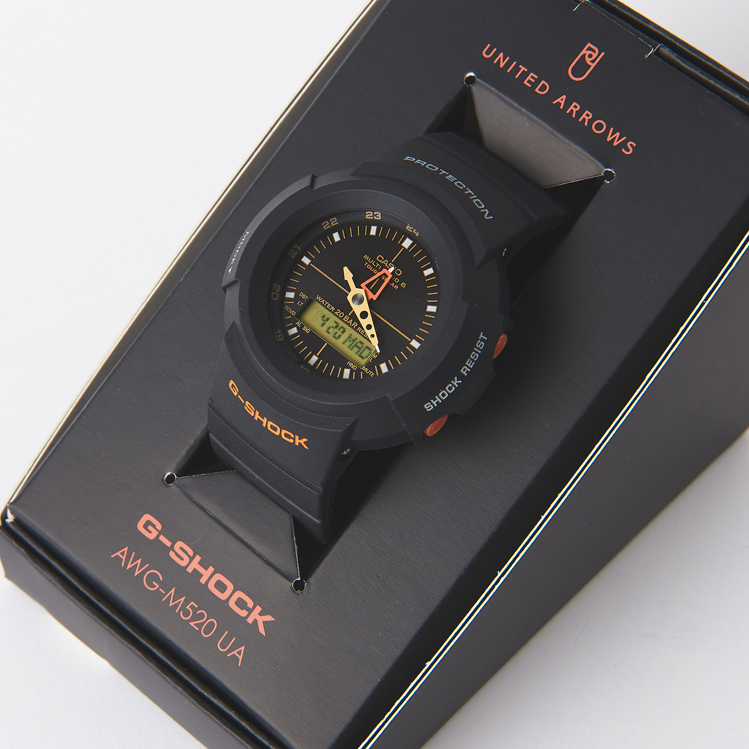 G-SHOCK 为UNITED ARROWS 推出特别型号「AWG- M520 UA」 – NOWRE现客