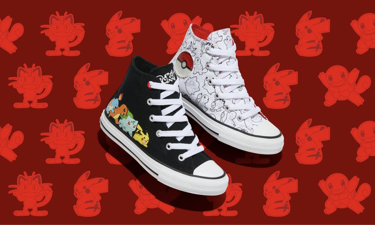 Pokémon x CONVERSE 联名系列即将来袭