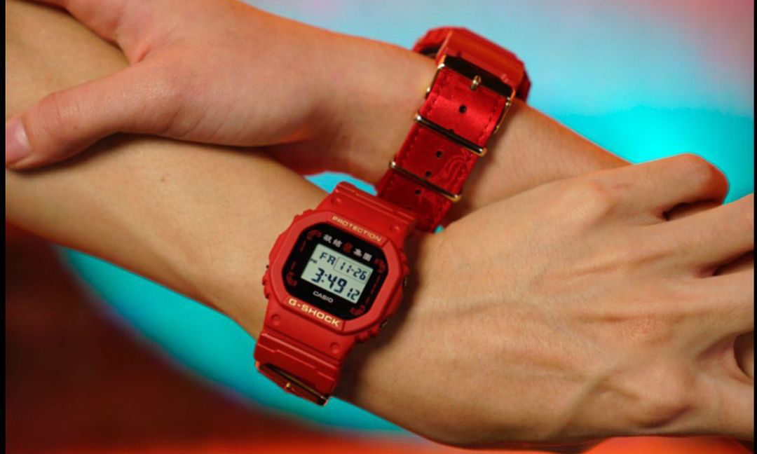 「红丝绸」再现，CLOT x G-SHOCK 联名腕表即将登场