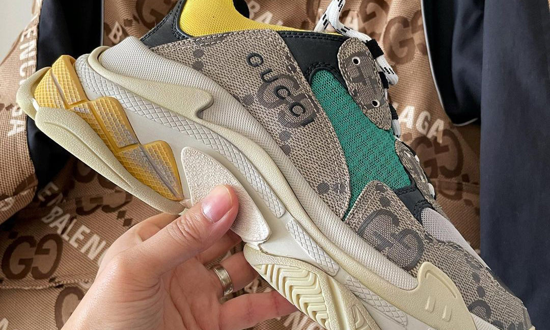抢先预览 GUCCI x BALENCIAGA Triple S 鞋款