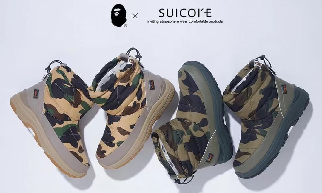 A BATHING APE® x SUICOKE 联名鞋款发布