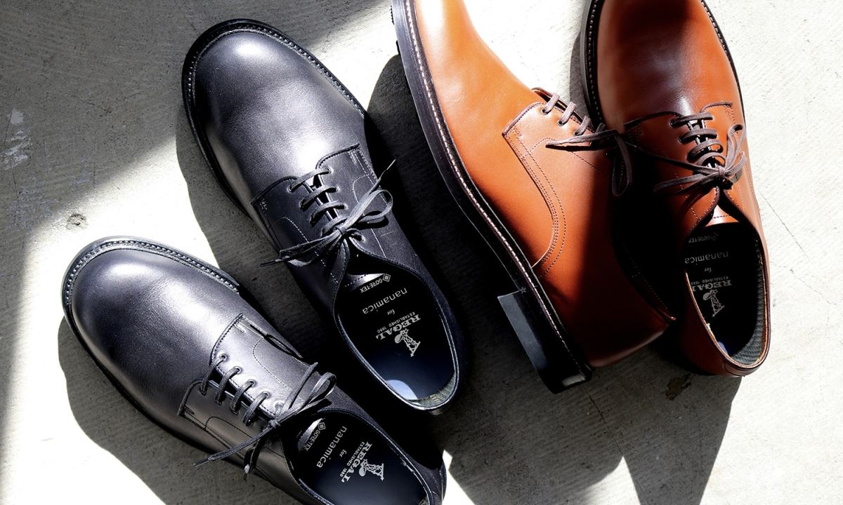 nanamica x REGAL 联名鞋款「GORE-TEX Plain toe Shoes」释出
