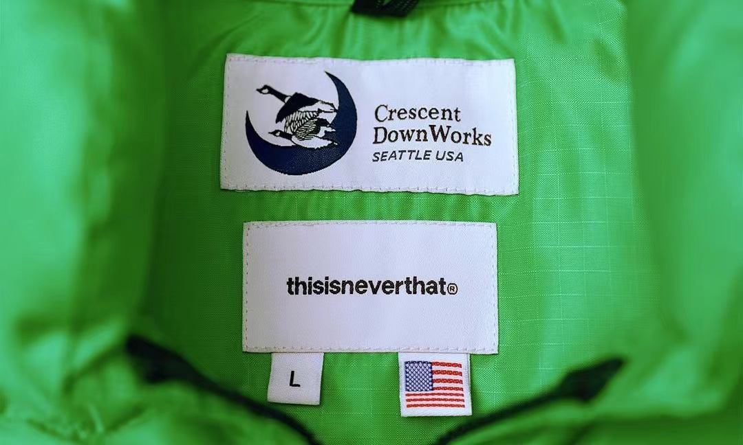 Crescent Down Works x thisisneverthat 联名系列服饰即将登场