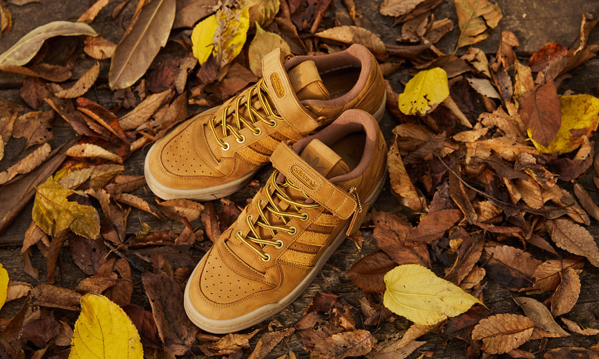 小麦金秋，adidas Originals 发布 FORUM 84 LOW atmos「WHEAT」鞋款