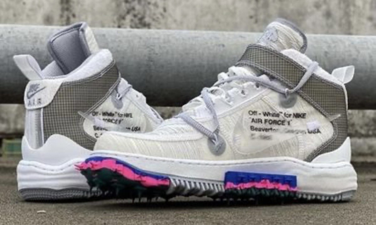 抢先预览 Off-White™ x Nike Air Force 1 Mid 实物