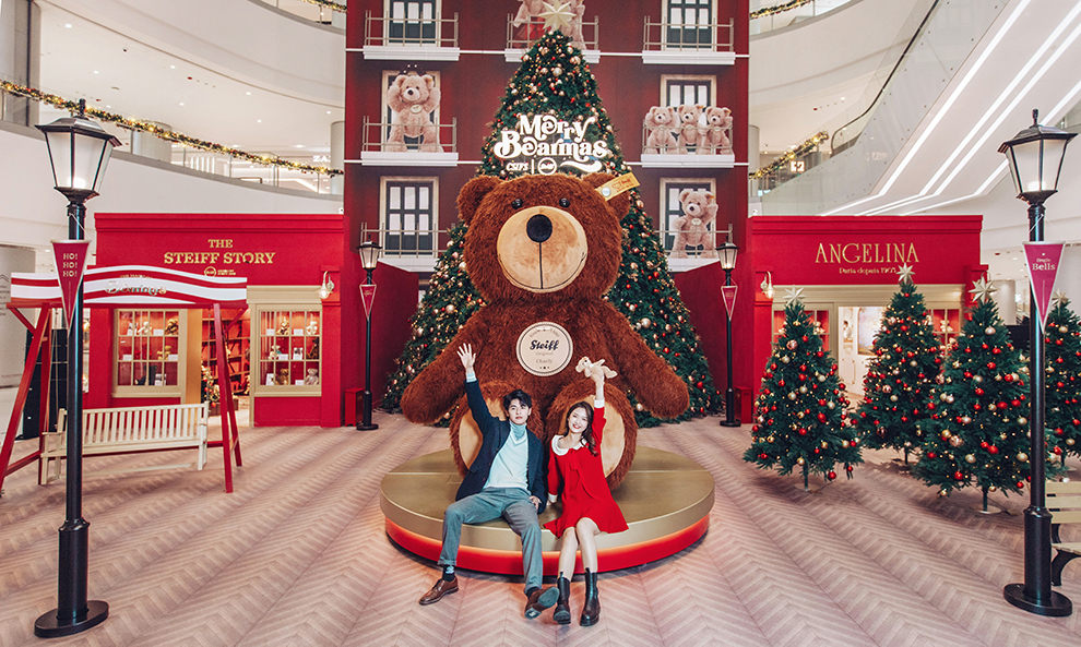 长沙 IFS x Merry Bearmas 华中首展，携手 Steiff 史戴芙家族共启星愿之旅