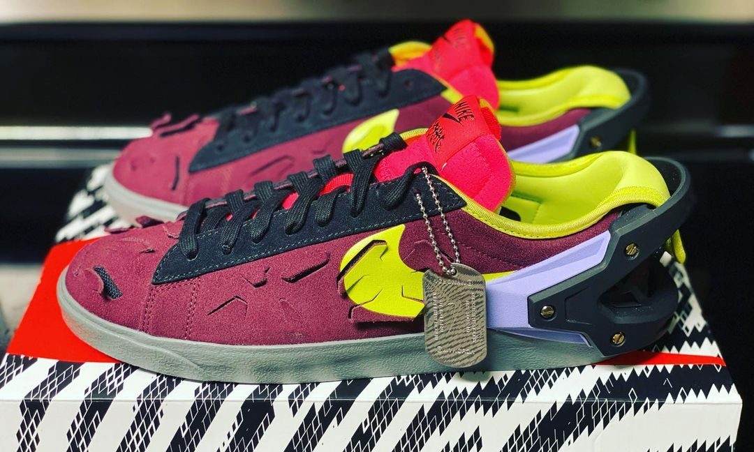 ACRONYM® x Nike Blazer Low 「Night Maroon」 近赏