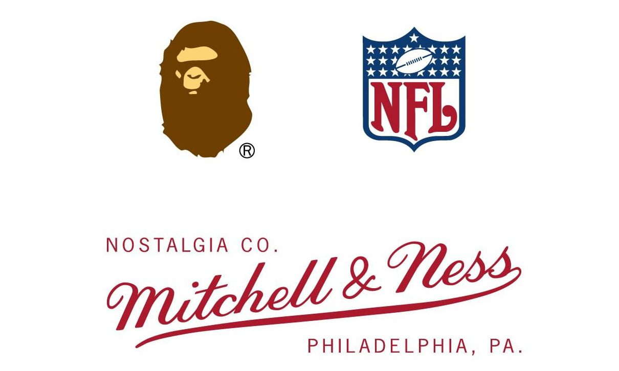 BAPE® x Mitchell & Ness 推出 NFL 复古球衣