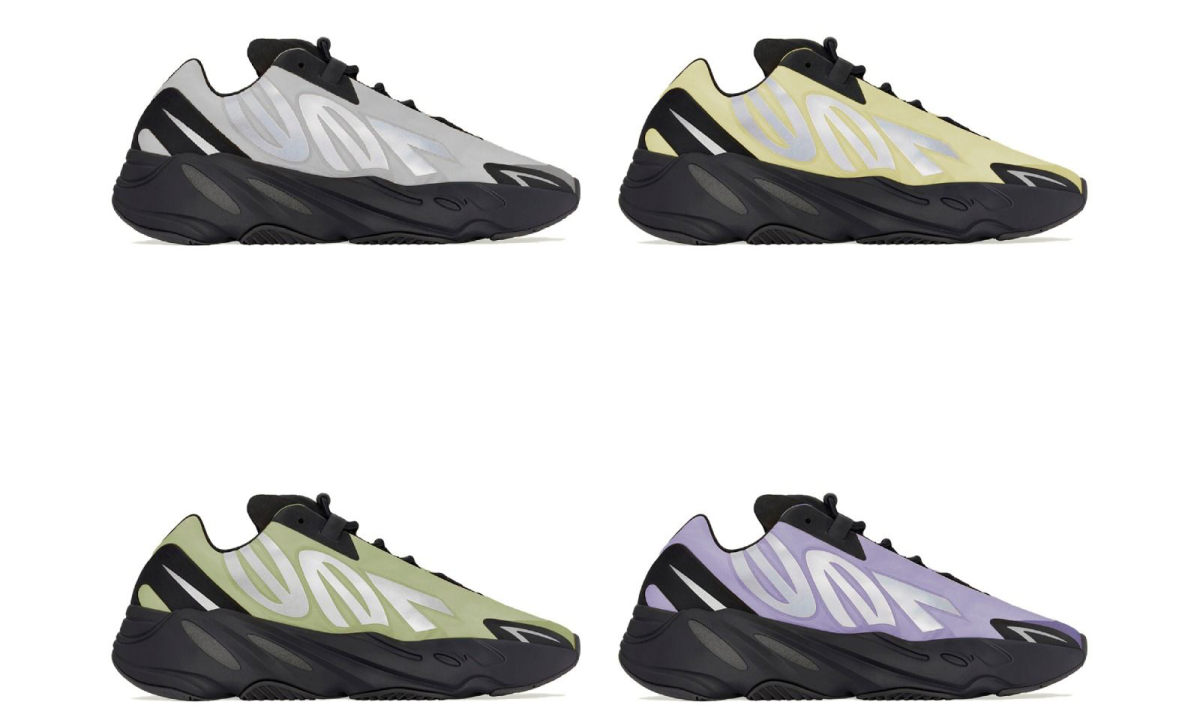 YEEZY 700 MNVN 四款配色即将陆续发售