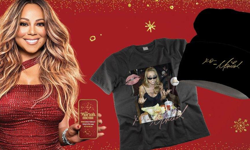 麦当劳携手 Mariah Carey 推出节日限定菜单及周边
