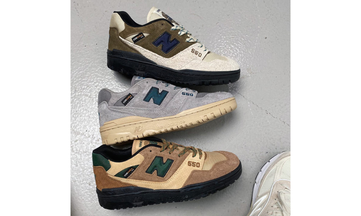 size? x New Balance 550 联名鞋款系列亮相