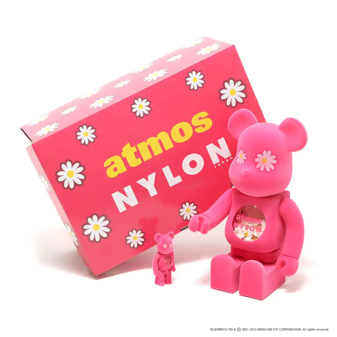 atmos PINK x NYLON JAPAN 合作推出Pink BE@RBRICK – NOWRE现客