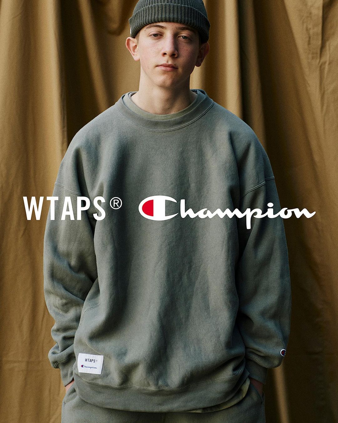 wtaps ACADEMY CREW NECK CTPL CHAMPION M-