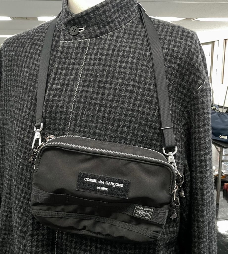 PORTER x COMME des GARÇONS ボディーバッグ ブラック-mwasaving.com