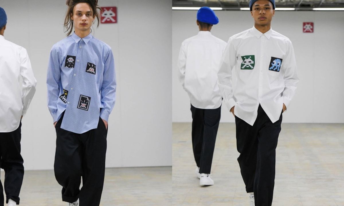 COMME des GARÇONS SHIRT x INVADER 合作系列释出