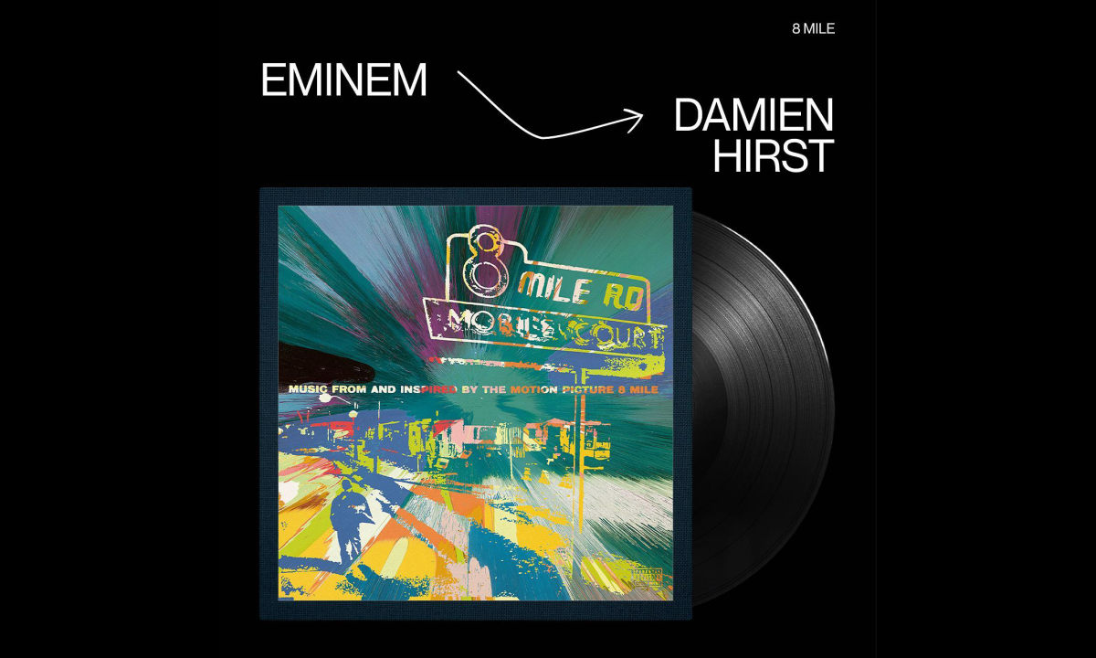 纪念 Interscope 成立 30 周年，艺术家 Damien Hirst 重制 Eminem 专辑封面