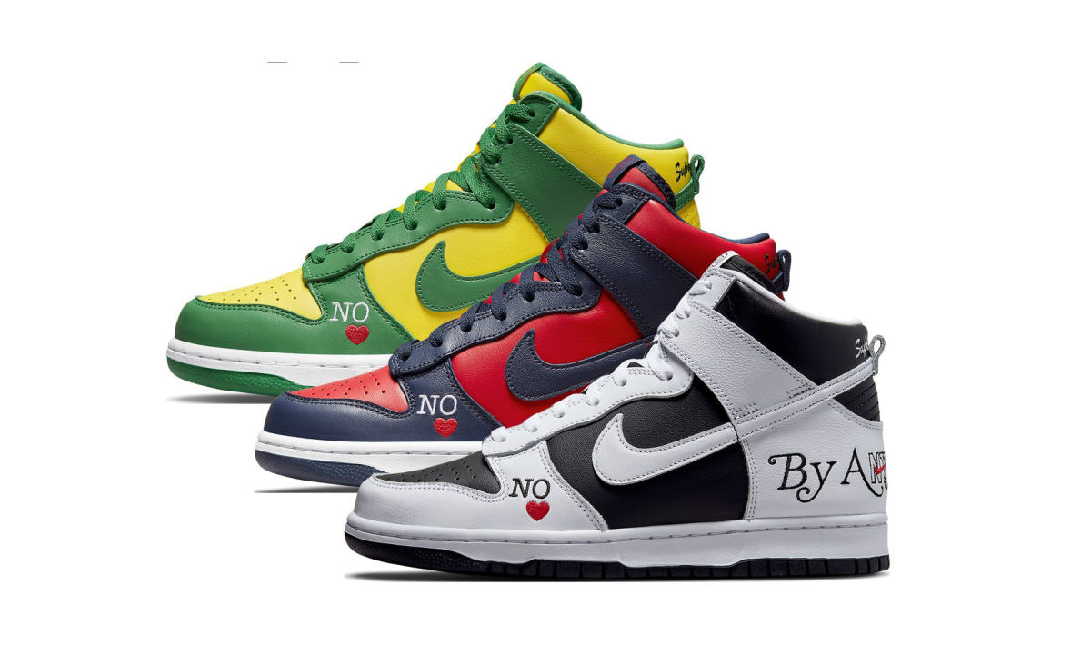 Supreme x Nike SB Dunk Hi「By Any Means」系列本周发售