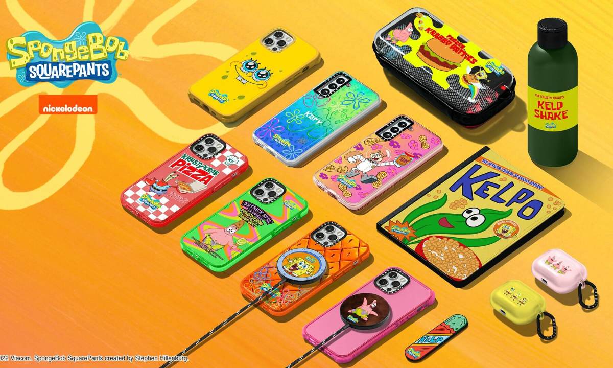 《海绵宝宝》x CASETiFY 首个联名系列发布