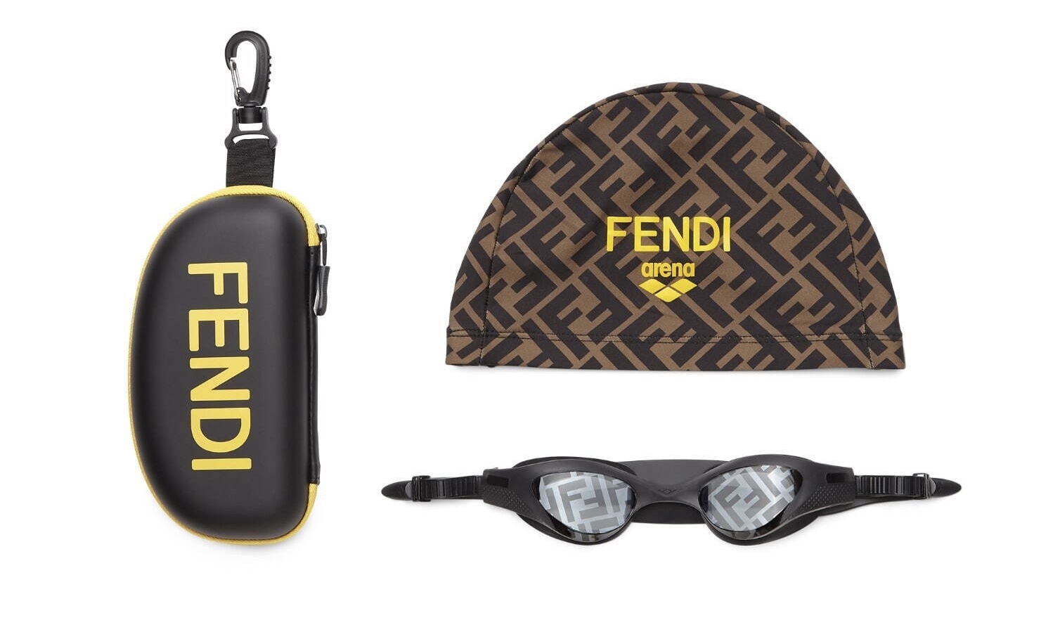 FENDI 携手泳装品牌 ARENA 推出游泳套装