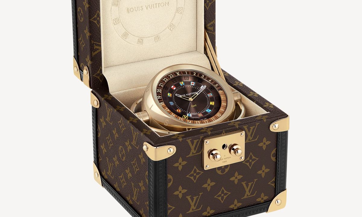 LOUIS VUITTON「Tambour Dual Timetable Clock Trunk」发布新配色