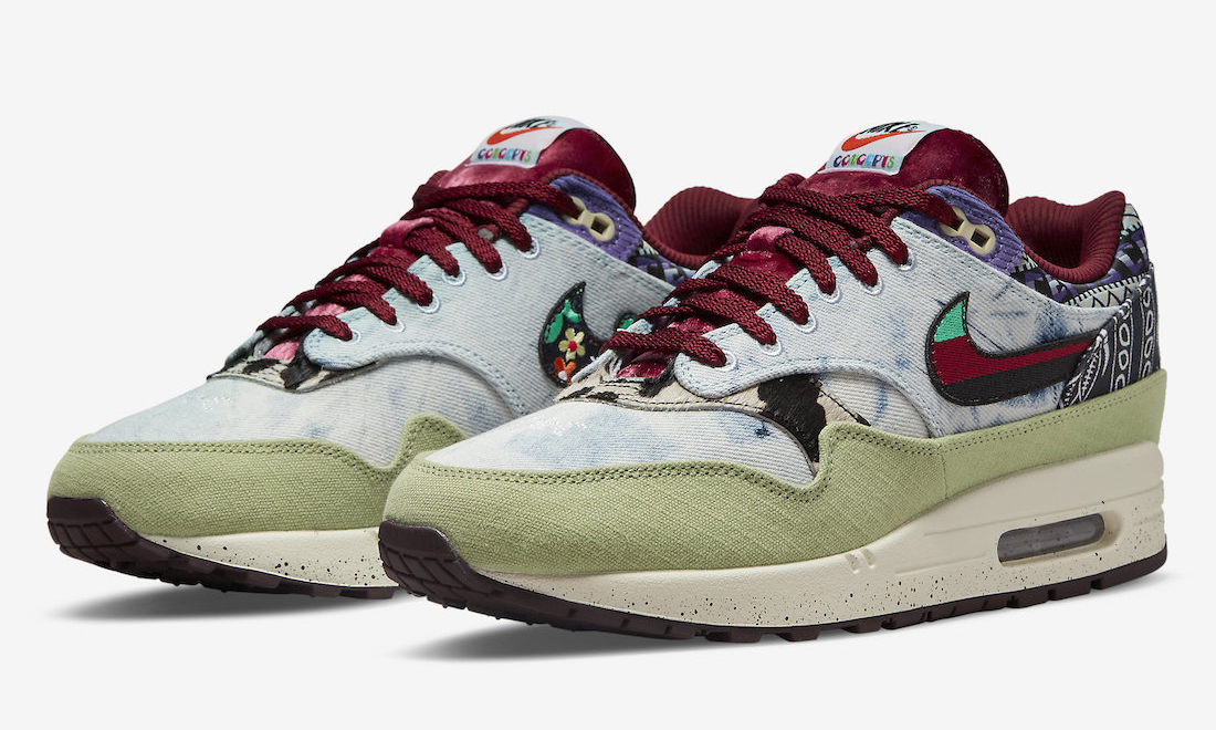 质感满满，CONCEPTS x Nike Air Max 1 官图释出