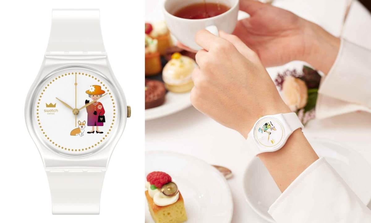 Swatch 推出「HOW MAJESTIC」特别款腕表纪念英国女王在位 70 周年