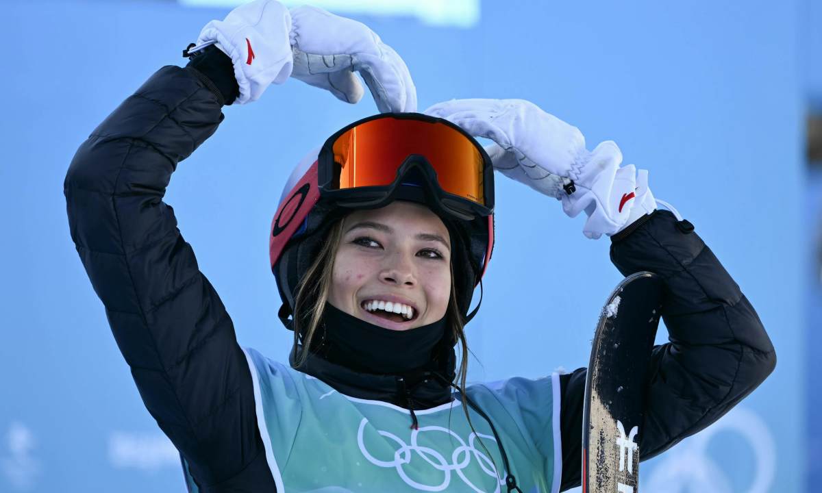 雪上首金！谷爱凌斩获自由式滑雪女子大跳台金牌